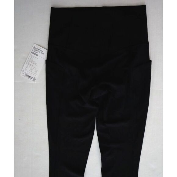 ATHLETA Women Sz XS Black Salutation Stash Pocket High Rise Tight Leggings - Picture 4 of 6